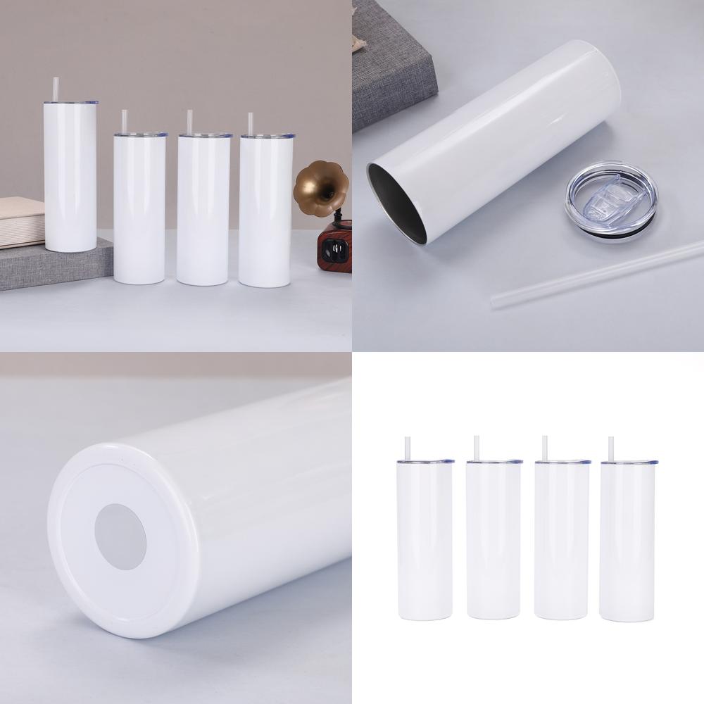 Sublimation Mug White - 20온스 스트레이트 컵 304 스테인리스 스틸