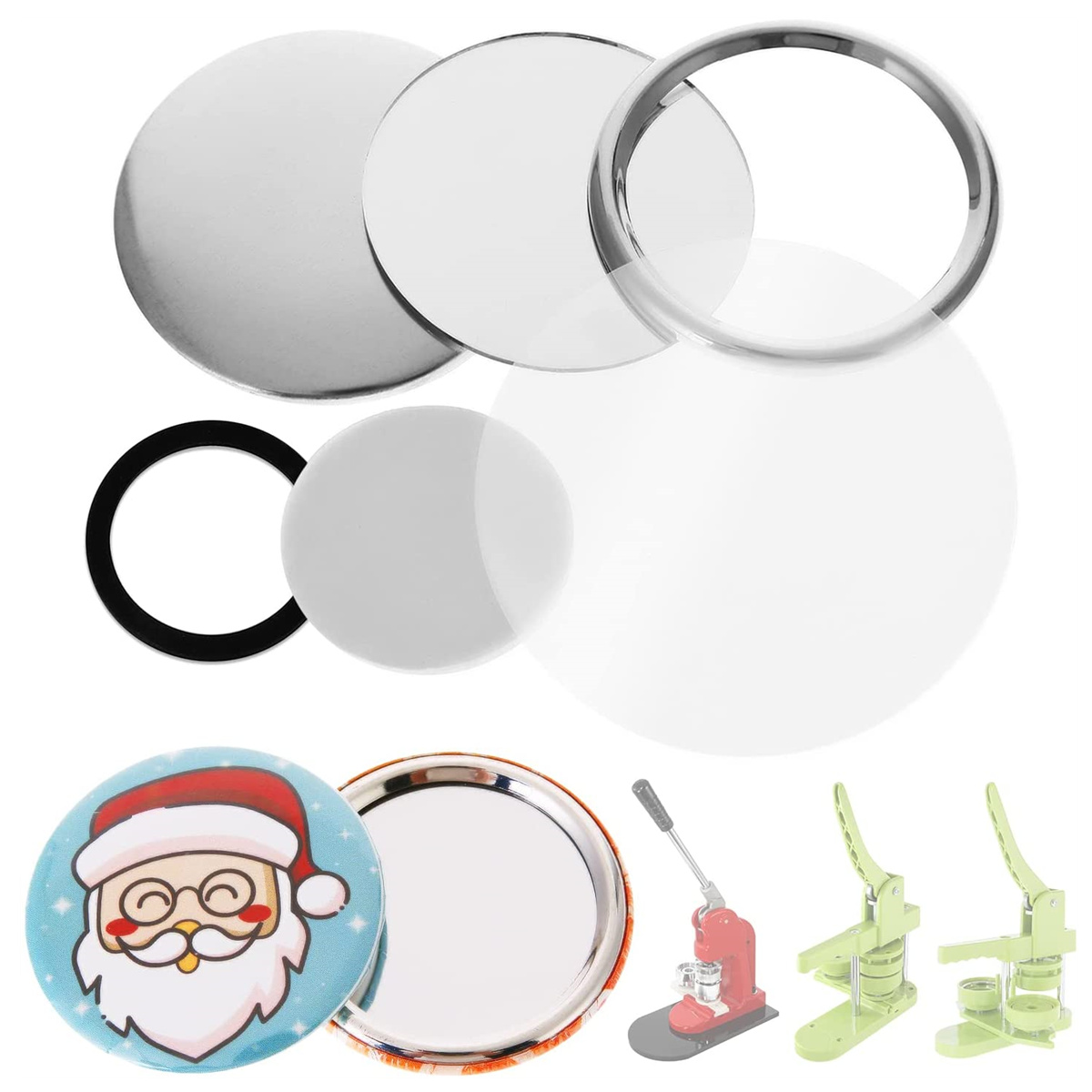 블랭크 미러 배지 버튼 부품 58MM, 배지 핀 제작기 - Button Badge Blank 리뷰 및 가격