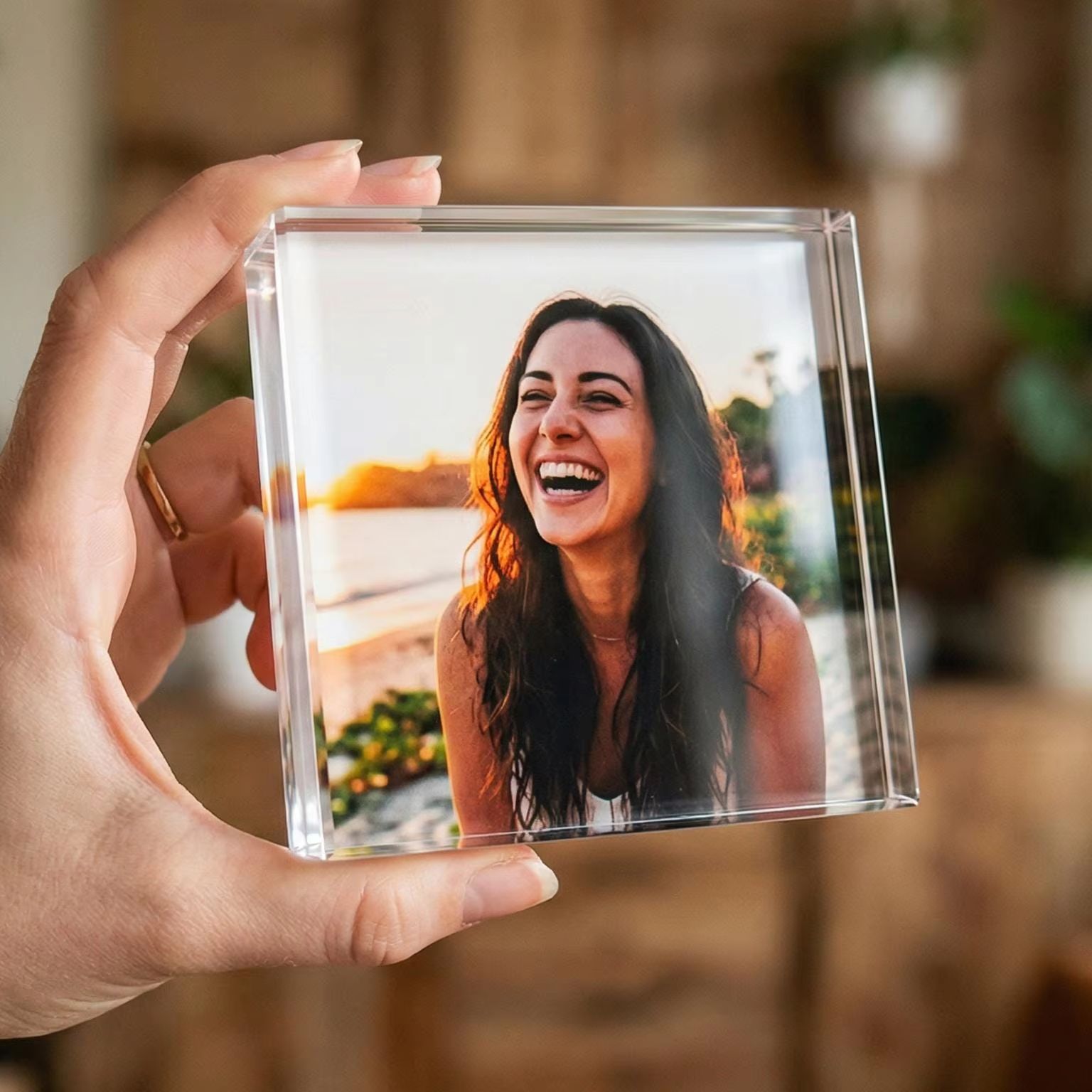 맞춤형 우정 사진 블록, 맞춤 제작된 자매 아크릴 사진 - Photo Acrylic Block 리뷰 및 가격