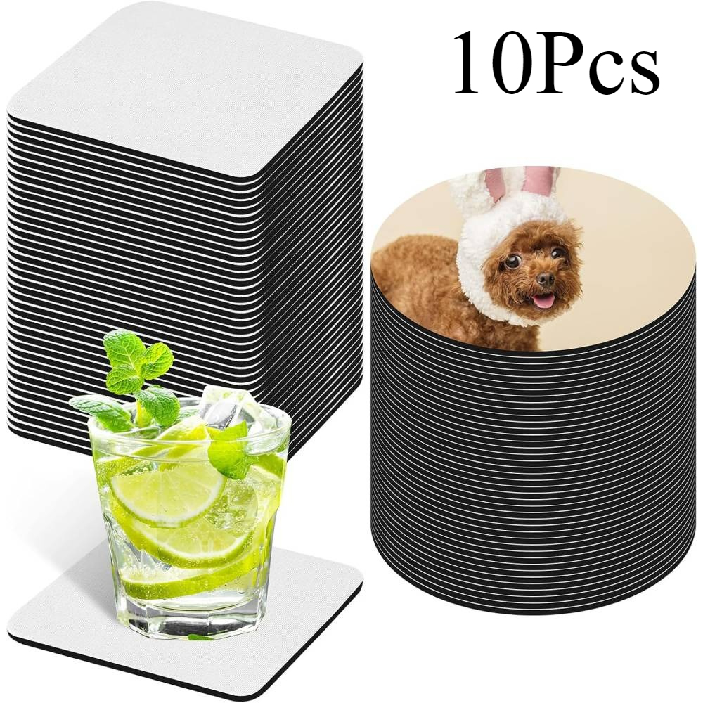 10개 세트 승화 코스터 블랭크 – 열 프레스 전사 인 - Coaster Sublimation Blank 리뷰 및 가격
