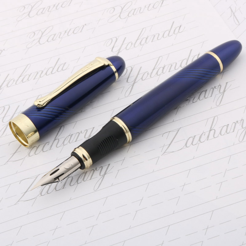 럭셔리 Jinhao 450 만년필 동판 영어 서예 바디 - Zebra Pen Sarasa 리뷰 및 가격
